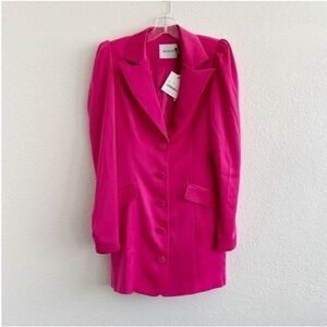 Misha Chauntelle Blazer Dress Pink NWT